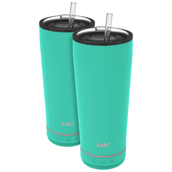 SideDeal: 2-Pack: Zak! Play 18oz Stainless Steel Tumbler with Wireless  Bluetooth Speaker