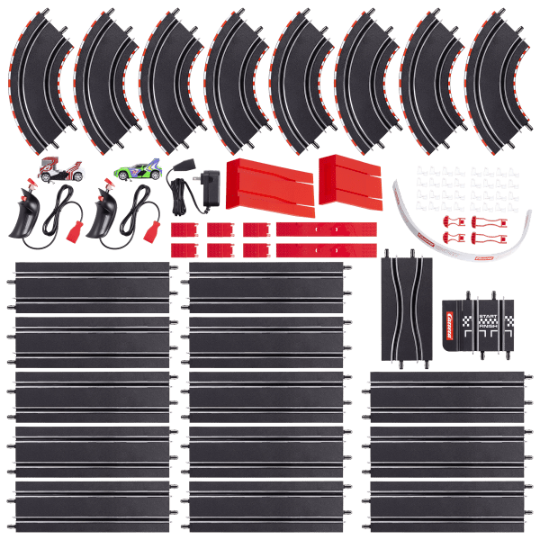 SideDeal Carrera GO!!! Build ’N Race Slot Car Racing Set 6.9M