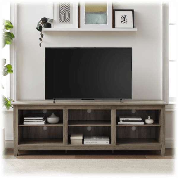 MorningSave Walker Edison Essential 70" Rustic Wood TV Stand