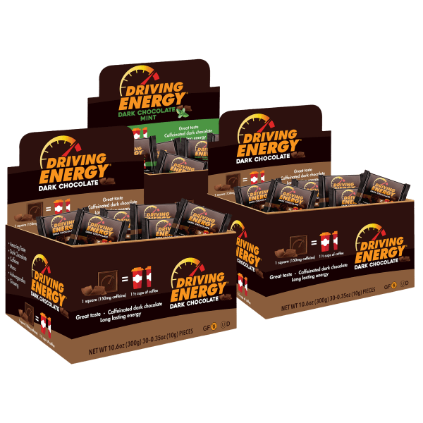 SideDeal: 90-Pack: Zenevo Driving Energy Chocolates with
