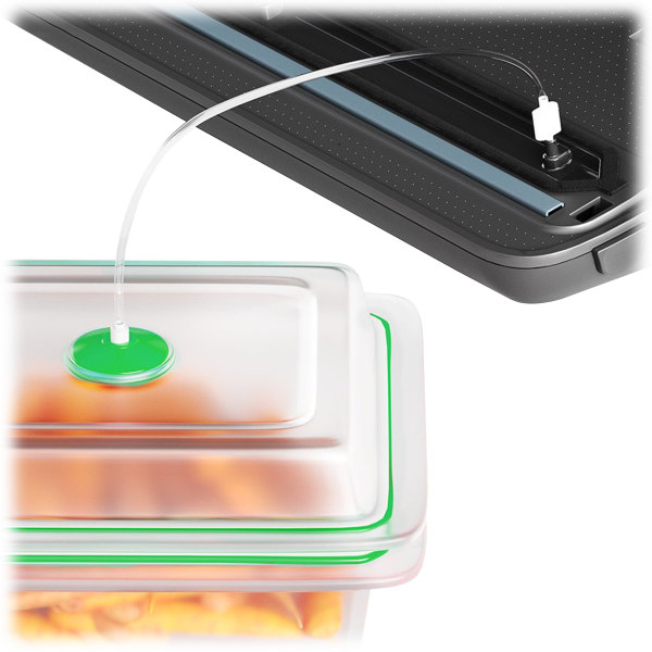 Vremi Vacuum Sealer Machine - Designed for Food Preservation and Sous Vide  - Includes Starter Bags and Suction Hose for Jars and Containers 