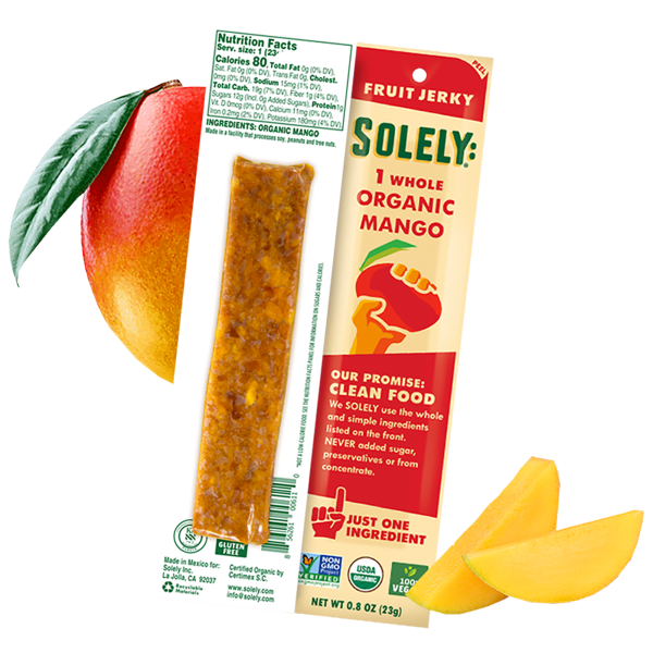 Meh 72Pack Solely Organic Fruit Jerky