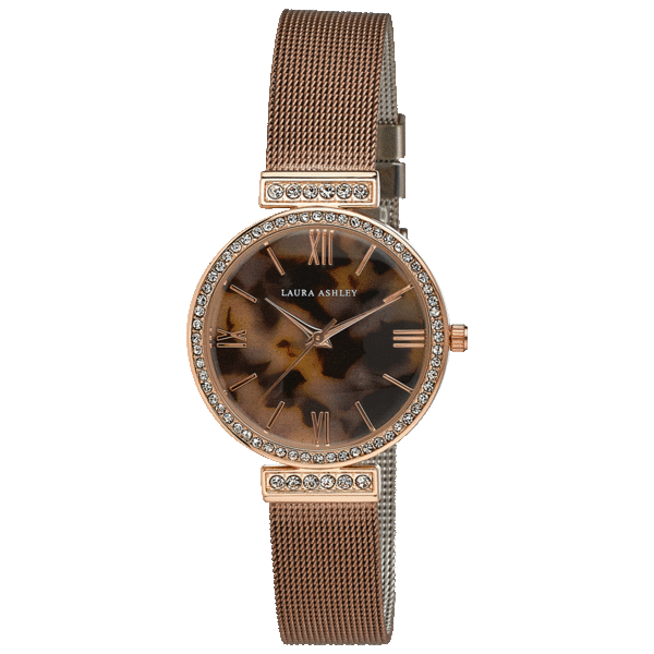 MorningSave Laura Ashley Ladies Crystal T Bar Watch