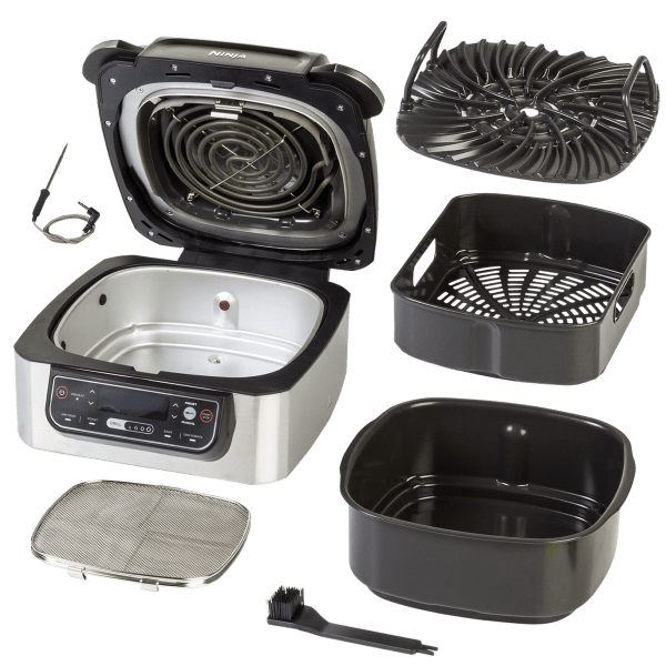 SideDeal Ninja 5in1 Indoor Grill 4 Quart Air Fryer with Smart Cook