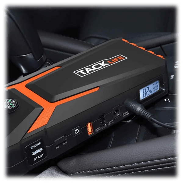 TACKLIFE T8 Car Jump Starter - 800A Peak 18000mAh, 12V Auto Battery Booster  (haut