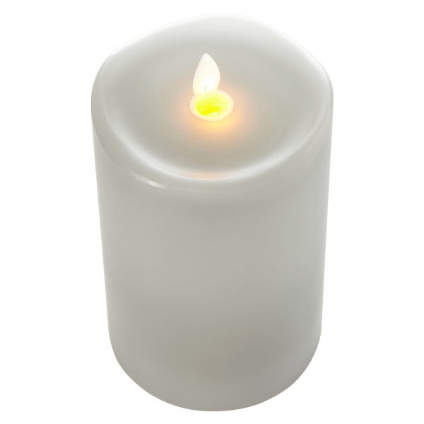 MorningSave Sterno Home Flameless Candle 3.75 x 6" Smooth Texture in Gray