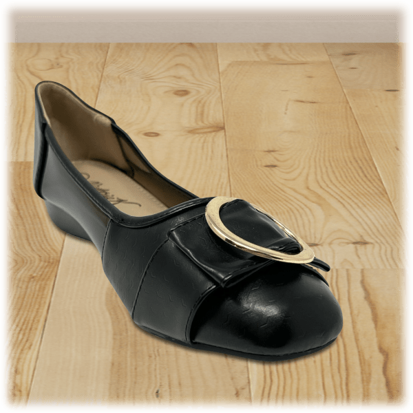 MorningSave Victoria K. Women Fashion Low Wedge Clear Side Shoes