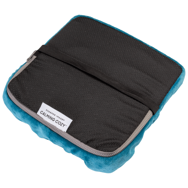 Sharper Image Calming Cozy Massaging Heat Wrap, Sherpa Lining, Heated Foot  Rest