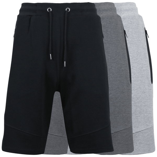 MorningSave 3Pack Women's LooseFit Tech Fleece Bermuda Lounge Shorts