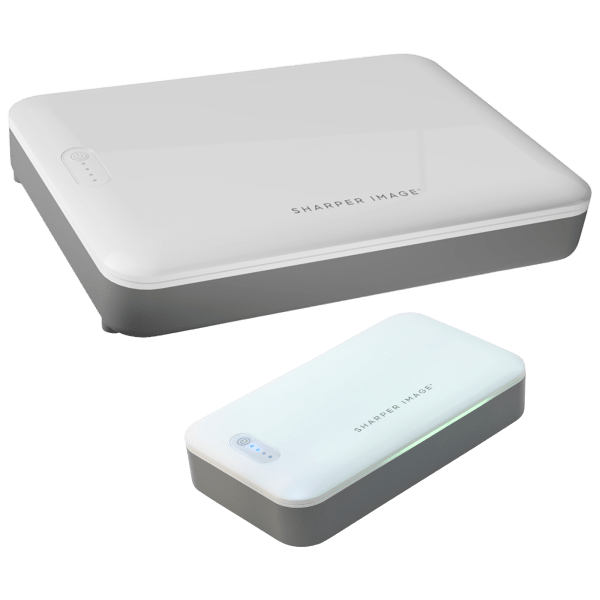 Meh 2Piece Sharper Image UV Zone Sanitizing Box Bundle