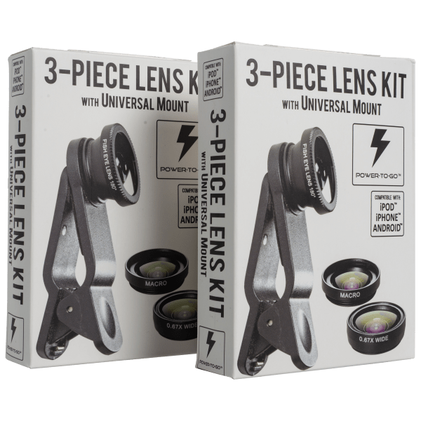 Meh 2Pack PowertoGo 3Piece Universal Lens Kits