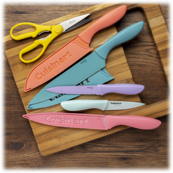 MorningSave: Cuisinart 12 Piece Ceramic Coated Pastel Knife Set