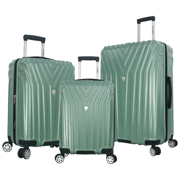 MorningSave Olympia USA Voyager 3Piece Premium Hardside 8Wheel