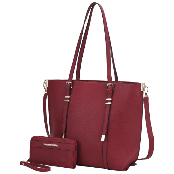 MorningSave MKF Collection Emery Vegan Leather Women's Tote Bag with