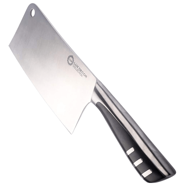 Meat Cleaver Butcher Knife 7 Inch Stainless Steel - Lux Decor Collection