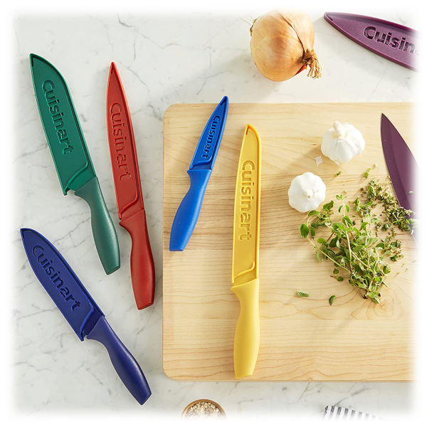 Cuisinart Stainless Steel 10 Piece Ceramic Coated Ombre Knife Set - Multicolor