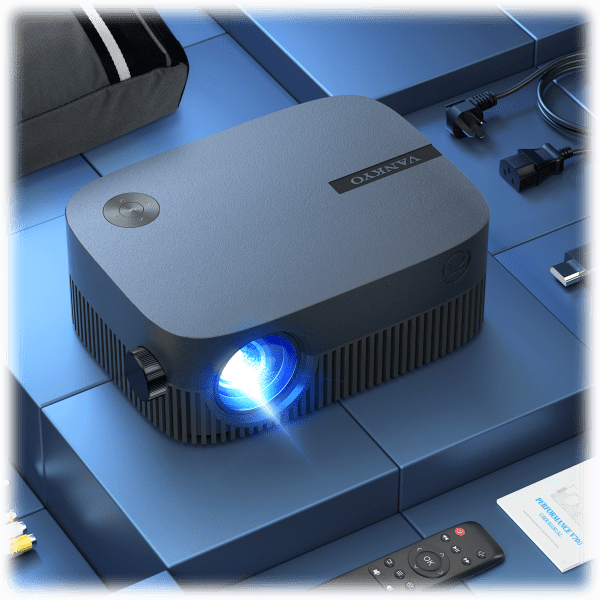 MorningSave Vankyo V700 1080p Native Projector with 100" Screen