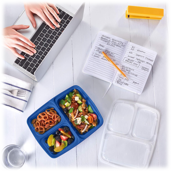 MorningSave: 20-Pack: Dash Meal Prep Trays with Lids