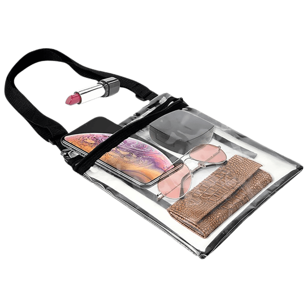 SideDeal Stadium Approved Clear Crossbody Bag for Men and Women by Two