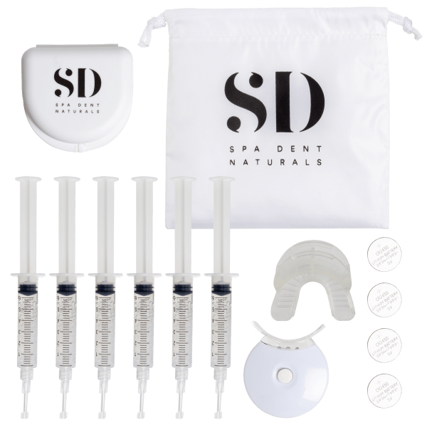 Meh Spa Dent Naturals Light Activated Professional Teeth Whitening Kit