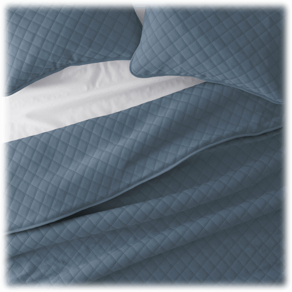 MorningSave Cloth & Gable Diamond Stitch Quilted Coverlet Set
