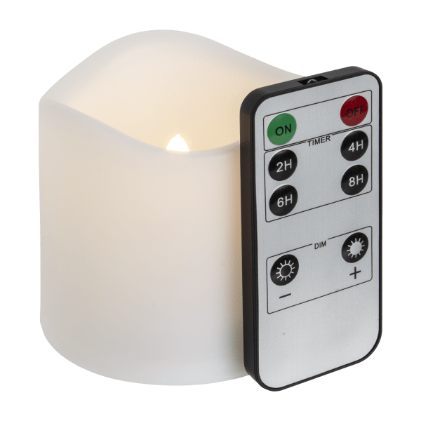 SideDeal 2Pack Luxe by Rachel Zoe Flameless Mercury Glass Hurricanes