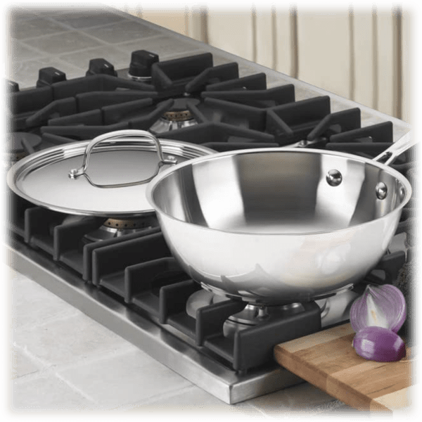 MorningSave Cuisinart Stainless 3quart Chef's Pan with Cover