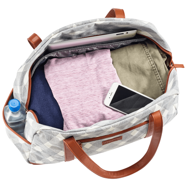 Fit & Fresh Premium Travel Tote or Bag in Liza Plaid