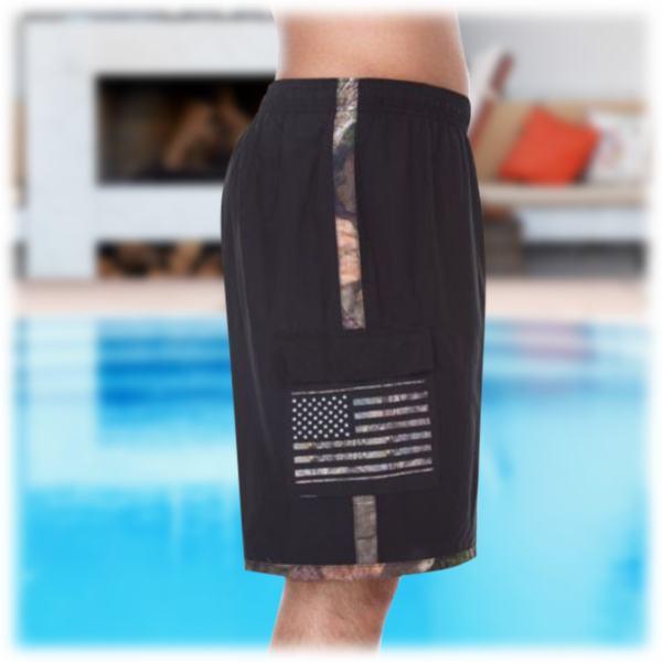 SideDeal 2Pack Men's Mossy Oak Swim Shorts with Cargo Pocket