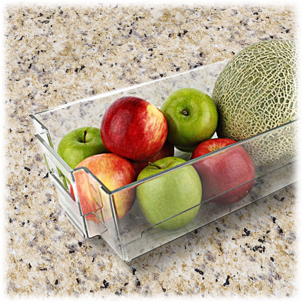 MorningSave 4Pack Go Green Fridge/Drawer Bins 12.4in x 8.5in