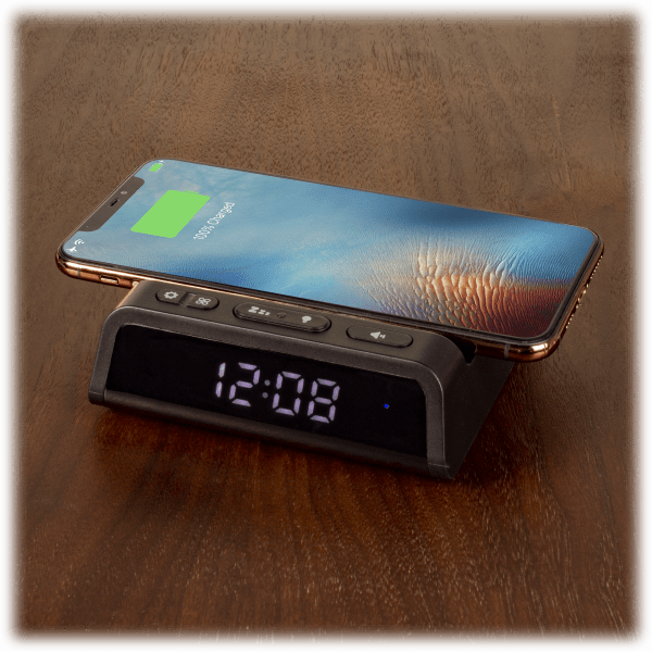 MorningSave Seneo 2in1 Alarm Clock with Wireless Charging Pad