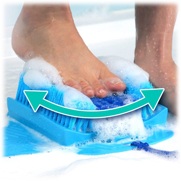 MorningSave Fresh Feet Foot Scrubber Deluxe with Pumice Stone