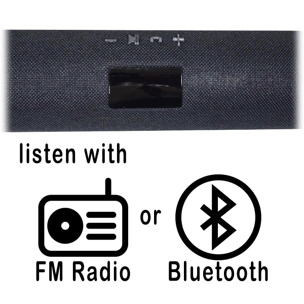 MorningSave iJoy Barr HiFi Fabric Wireless Bluetooth Speaker with FM