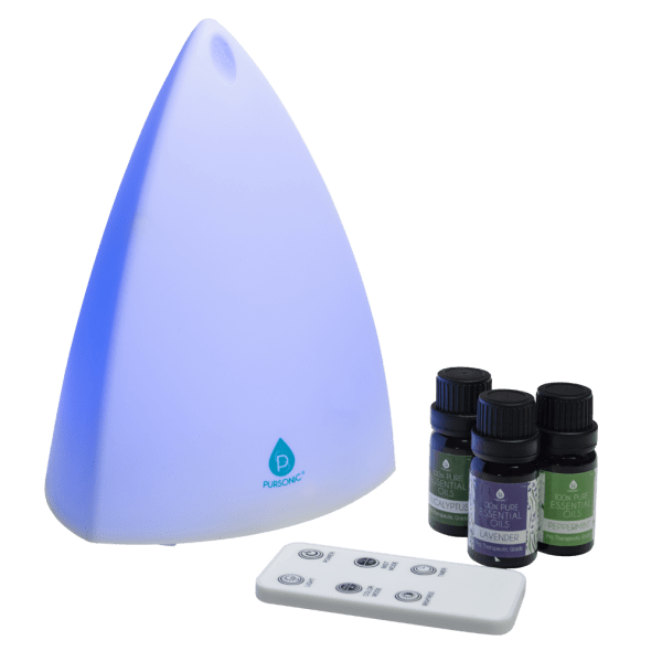 SideDeal Pursonic Ultrasonic Aromatherapy Diffuser with Remote and Oils