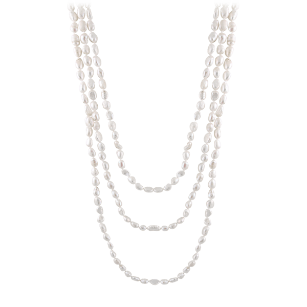 Morningsave Splendid Pearls Endless 100 Baroque Pearl Necklace