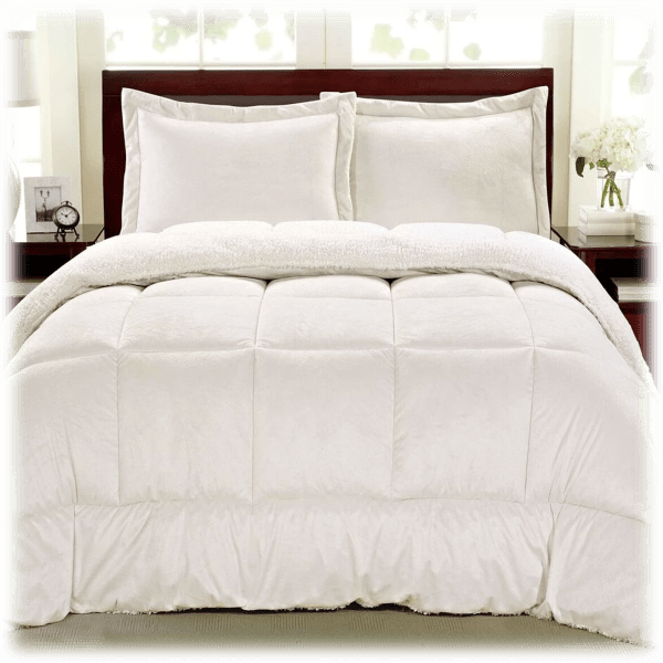 Morningsave Luxury Home Micro Mink And Sherpa Comforter Set