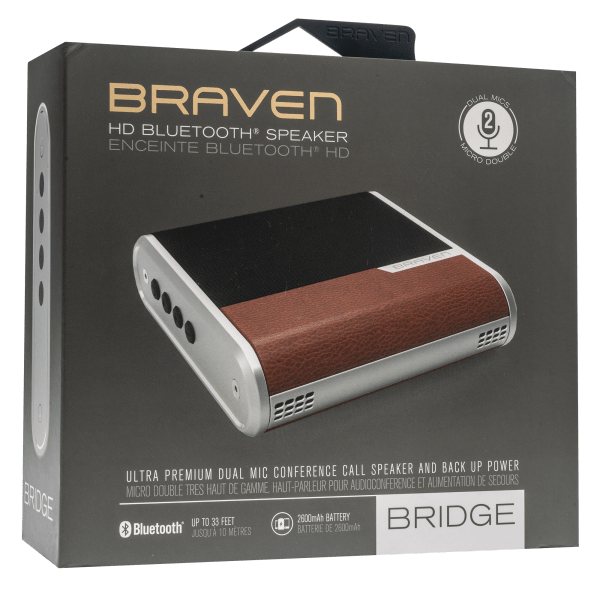 Braven bridge best sale bluetooth conference speaker