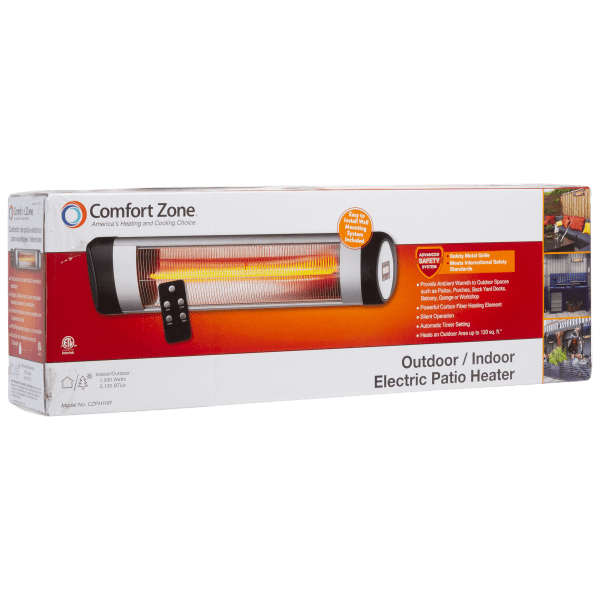 MorningSave Comfort Zone 1,500Watt Indoor/Outdoor Electric Patio