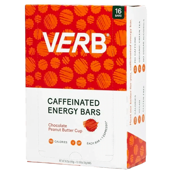 SideDeal 64Pack VERB Caffeinated Energy Bars