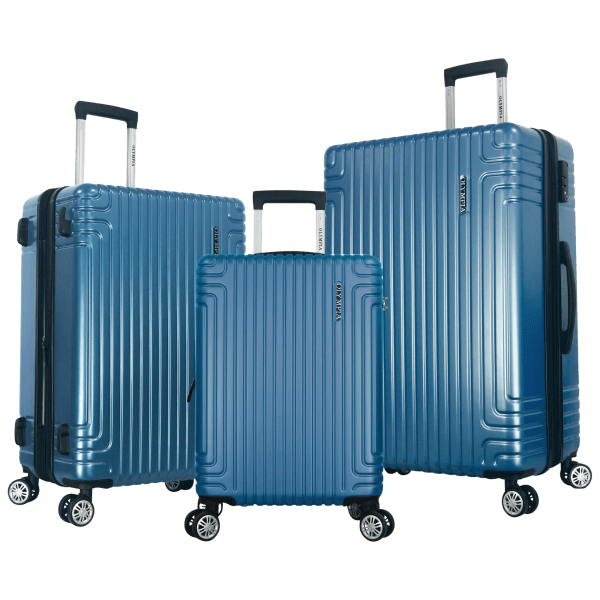 MorningSave Olympia USA Gulliver 3 Piece Hardside Spinner Luggage Set