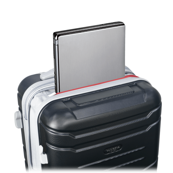 Olympia luggage cheap hidden compartment