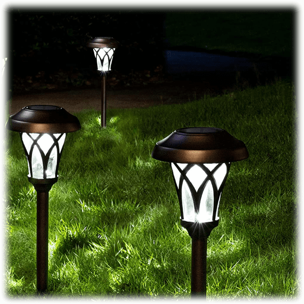 MorningSave 6Pack Solar Pathway Lights