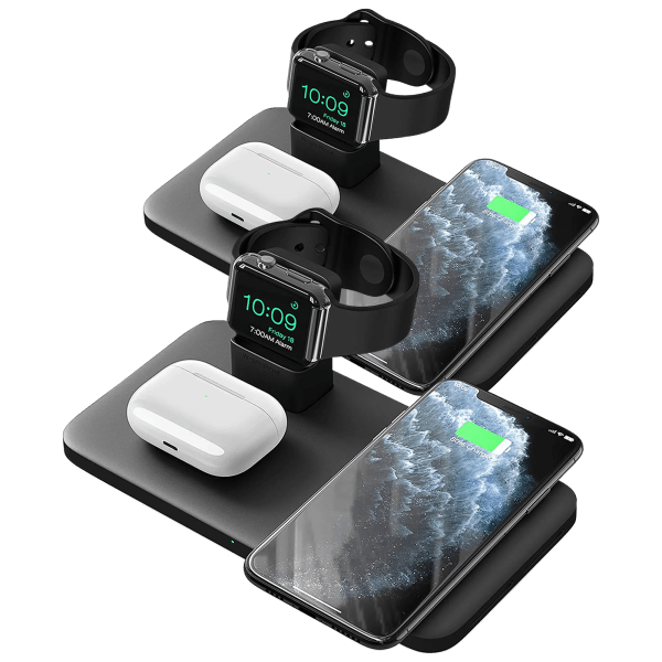 MorningSave 2Pack Seneo WaveMat 3in1 Wireless Charging Station