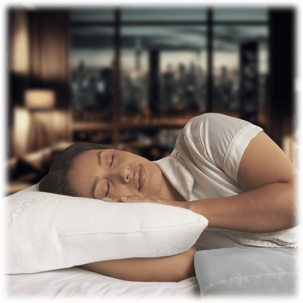MorningSave 2Pack Zen Bamboo Plush Gel Fiber Pillows