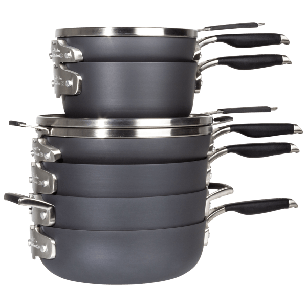 Calphalon Space-Saving Hard-Anodized Nonstick Cookware Set, 9 pc - King  Soopers