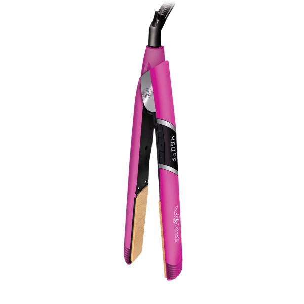 ProCabello Zero Friction Fuchsia, Pink Digital Styler 1” (Flat Iron) No Box-Pro Cabello Zero Friction Digital Styler with Nano  main image 4