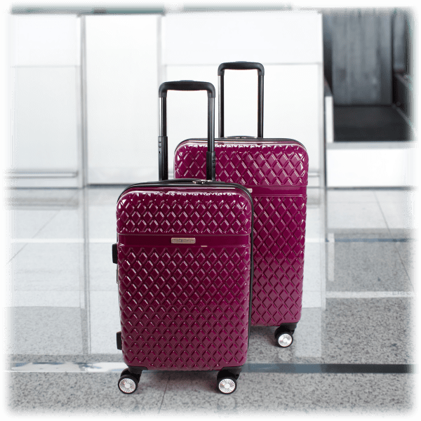 MorningSave Kathy Ireland Yasmine 2Piece Hardside Luggage Set