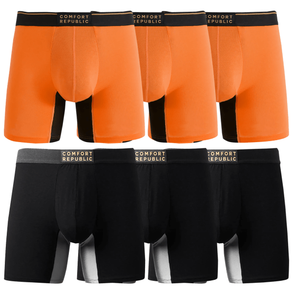 Tangerine Orange Bamboo Boxer Brief – Stroked Ego