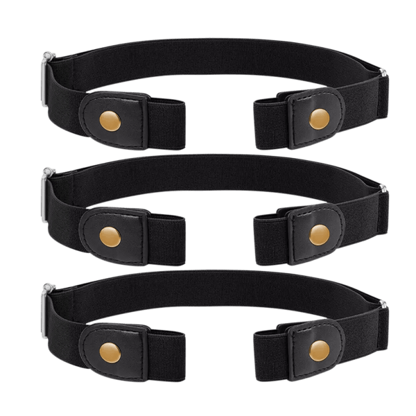MorningSave 3Pack BuckleFree Adjustable Stretch Belts