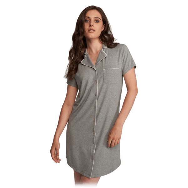 MorningSave Lusomé Moisture Management Marilyn Cap Sleeve Night Shirt